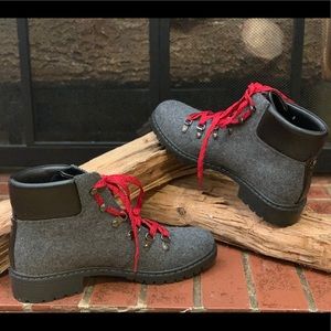 G.H. BASS & CO Bass Aubrey Grey Boots 7.5 Womens